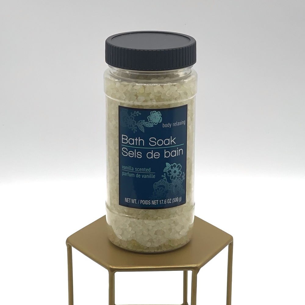 GREENBRIER BODY RELAXING BATH SOAK VANILLA SCENTED SALT